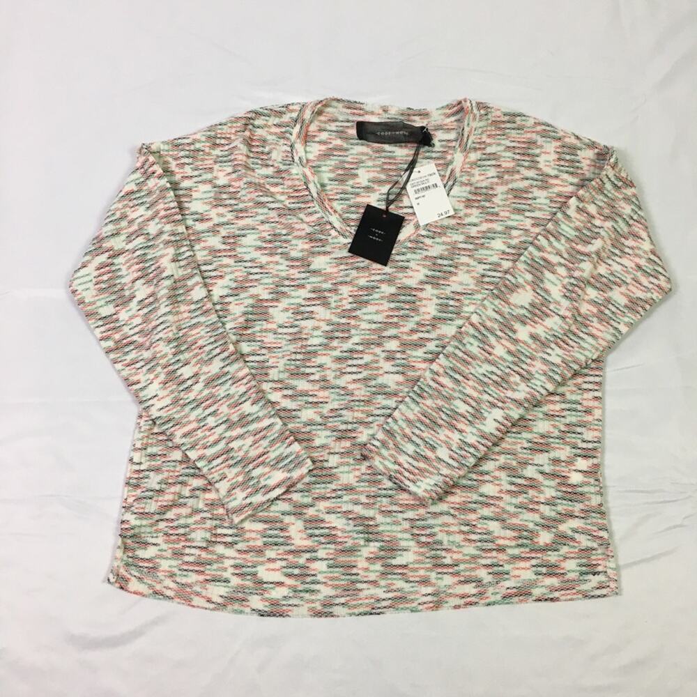CodeXMode Space Dye Sweater Green Multi Medium